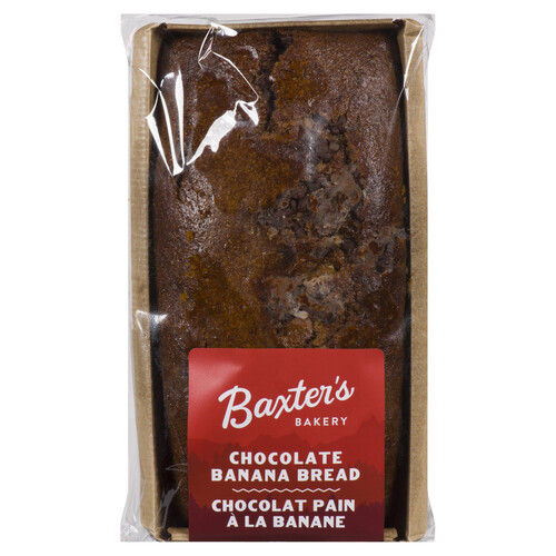 Baxter's Bakery Chocolate Banana Bread 575 g (frozen)