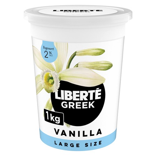 Liberté Greek Yogurt Vanilla 2% 1 kg