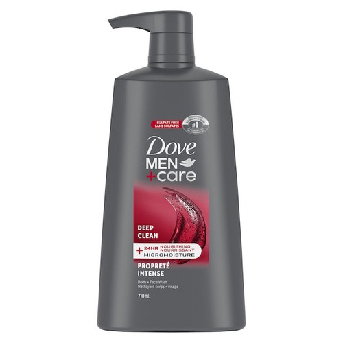 Dove Men +Care Body Wash With Pump Deep Clean 710 ml