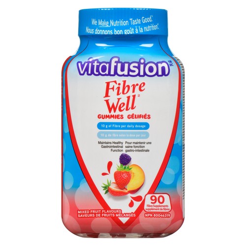 Vitafusion Fiber Well Fiber Supplements 90 Gummies