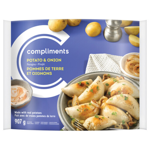 Compliments Frozen Perogies Potato & Onion 907 g