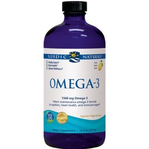 Nordic Naturals Omega 3 Liquid Lemon Flavour  437 ml