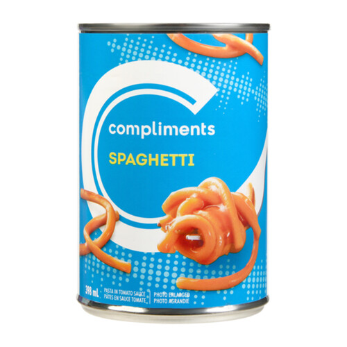 Compliments Spaghetti Pasta In Tomato Sauce 398 ml