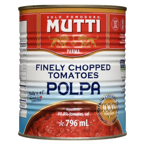 Mutti Polpa Tomatoes Finely Chopped 796 ml