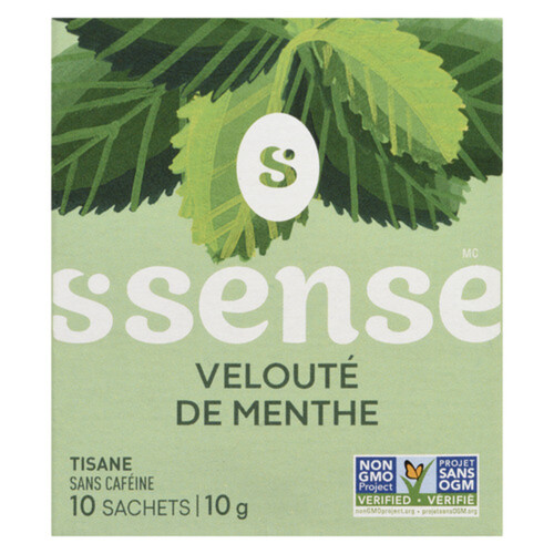 S Sens Caffeine-Free Herbal Tea Mint Flavour 10 Tea Bags 