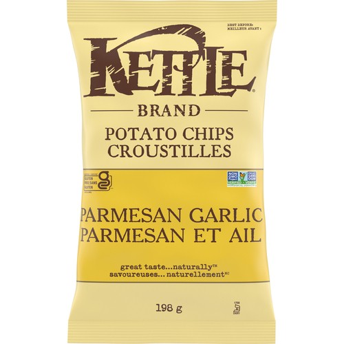 Kettle Foods Gluten-Free Potato Chips Parmesan Garlic 198 g