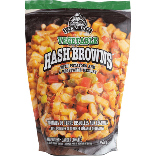 Farm Boy Hash Browns Vegetable 750 g