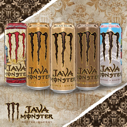 Monster Java Energy Drink Mean Bean 444 ml (can) - Voilà Online