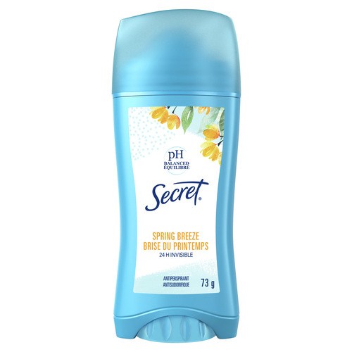 Secret Antiperspirants/Deodorants Invisible Solid PH Balance Spring Breeze 73 g