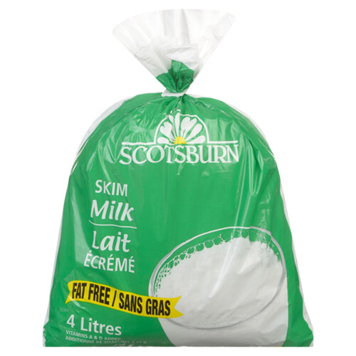 Scotsburn 1% Milk Bag Skimmed  4 L