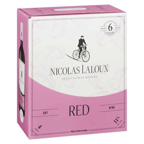 Nicolas LaLoux Red Wine 11% Alcohol 4 L