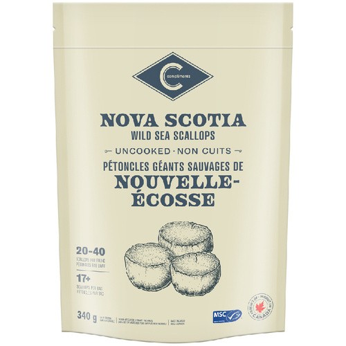 Compliments Frozen Wild Sea Scallops Nova Scotia 340 g