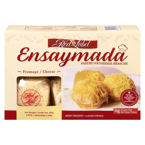 Red Label Pastry Brioche Cheese Ensaymada 360 g (frozen)