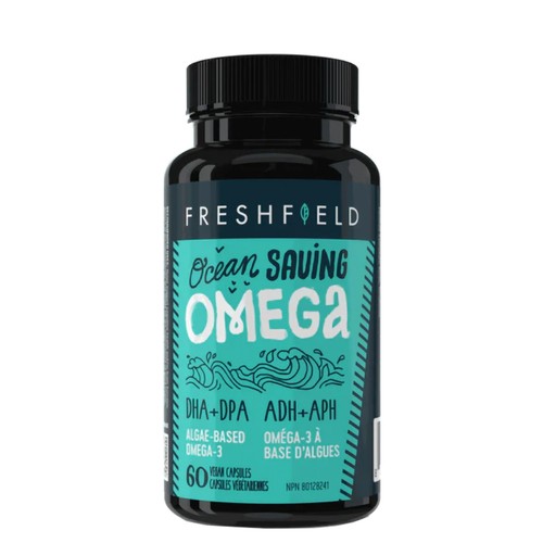 Freshfield Omega-3 Ocean Saving Vegan Capsules 60 Count