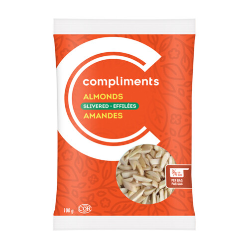 Compliments Almonds Slivered 100 g