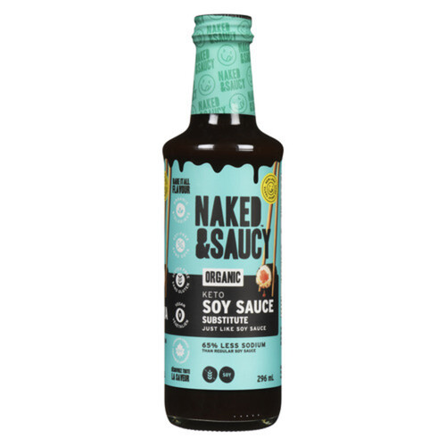 Naked Natural Foods Organic Gluten-Free Black Soy Sauce Substitute 296 ml