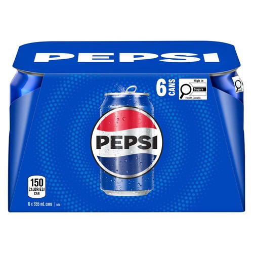 Pepsi Soft Drink 6 x 355 ml (cans)
