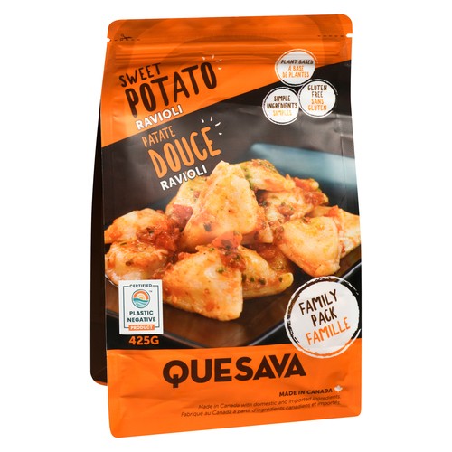Quesava Gluten Free Ravioli Sweet Potato 425 g