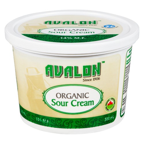Avalon Organics Organic 14% Sour Cream 500 ml