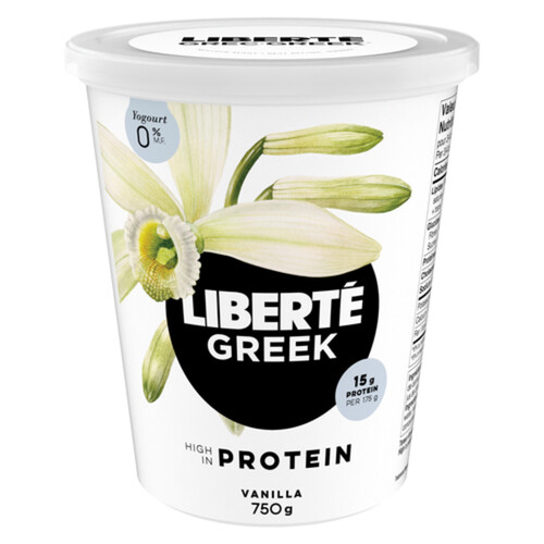 Liberté Greek 0% Yogurt Vanilla High Protein 750 g