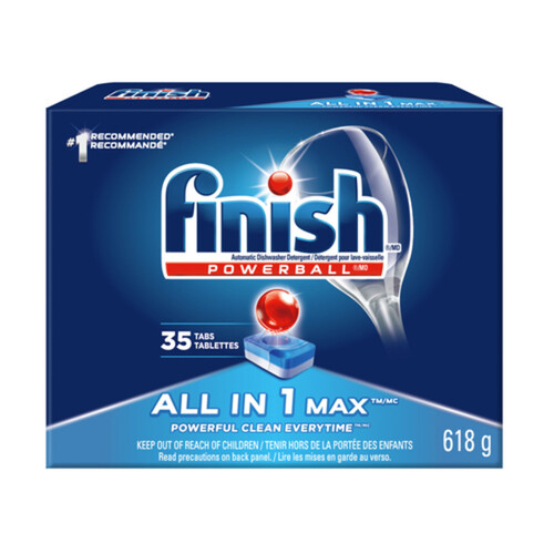 Finish Dish Detergent All-In-One Max Fresh Scent 35 Tabs