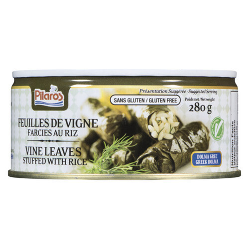 Pilaros Gluten-Free Vine Leaves Stuffed With Rice 280 g