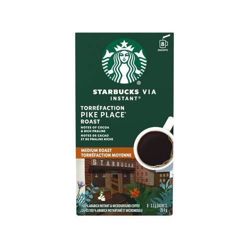 Starbucks Pike Place Roast Instant Coffee Medium Roast 26.4 g