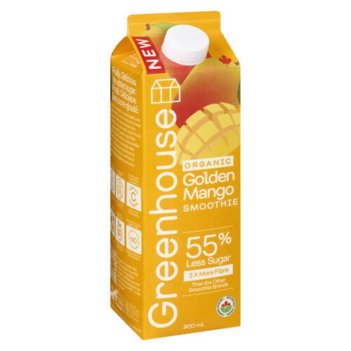 Greenhouse Organic Smoothie Golden Mango 900 ml