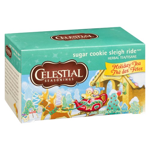 Celestial Seasonings Herbal Tea Sugar Cookie Sleigh Ride 43 g Voilà
