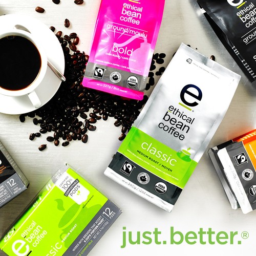 Ethical Bean Whole Bean Coffee Classic Medium Roast 340 g