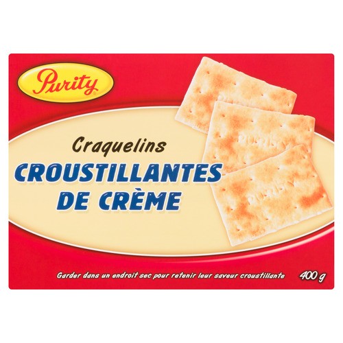 Purity Cream Crisps Crackers 400 g