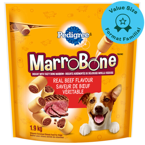 Pedigree MarroBone Dog Treats Real Beef Flavour 1.9 kg
