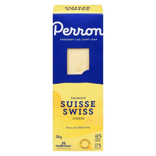 Perron Lactose Free Swiss Raw Milk Cheese 170 g