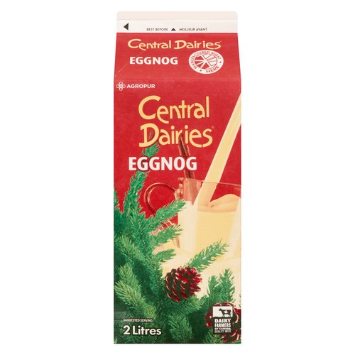 Central Dairies Regular Eggnog 2 L