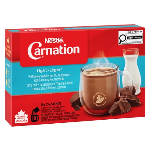 Nestlé Carnation Hot Chocolate Mix Light 130 g