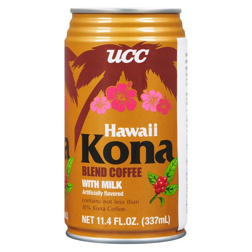 UCC Hawaii Kona Blend With Milk Coffee 337 ml