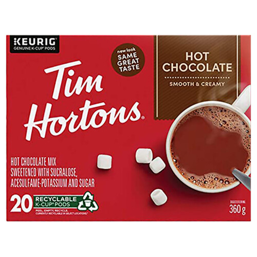 Tim Hortons Original Hot Chocolate Mix 20 K-Cups 