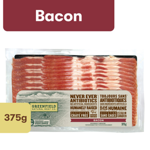 Greenfield Natural Meat Bacon 375 g
