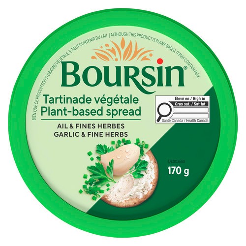 Boursin Dairy Free Cheese Garlic & Herbs 170 g