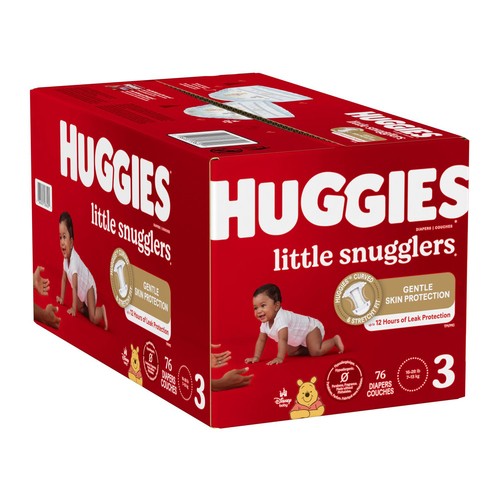 Huggies Diapers Little Snugglers Size 3 76 Count