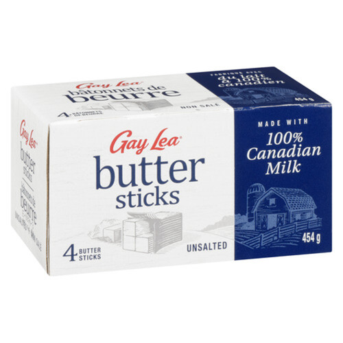 Gay Lea Butter Sticks Unsalted 454 g