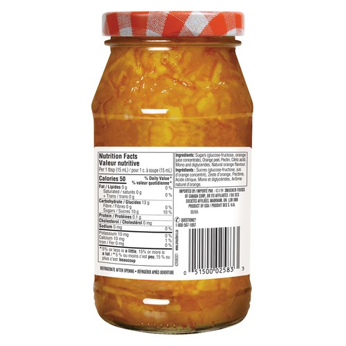 Smucker's Jam Orange Marmalade 250 ml