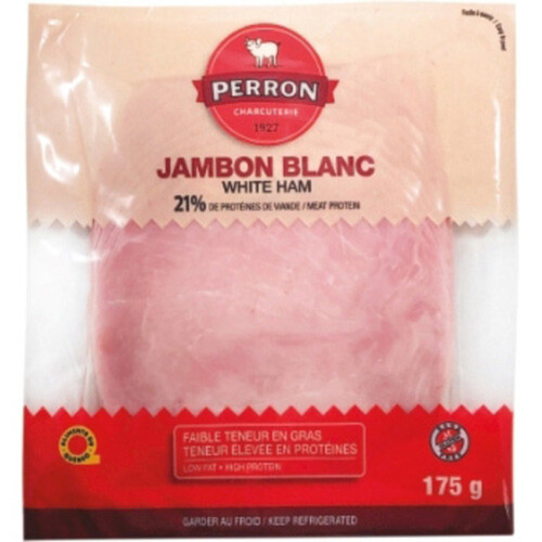Perron Ham White Sliced 175 g