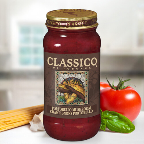 Classico Pasta Sauce Roasted Portobello Mushrooms 600-650 ml