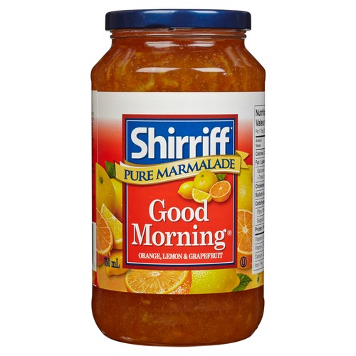 Shirriff Pure Marmalade Jam Good Morning Orange, Lemon & Grapefruit 750 mL