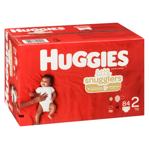 Huggies Little Snugglers Diapers Size 2 84 Count