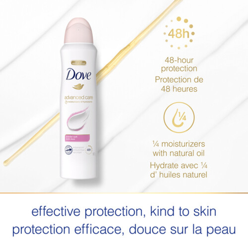 Dove Advanced Care Dry Spray Antiperspirant For Women Powder Soft 107 g