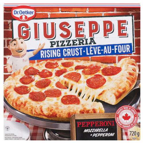 Dr. Oetker Giuseppe Frozen Rising Crust Pizza Pepperoni 720 g