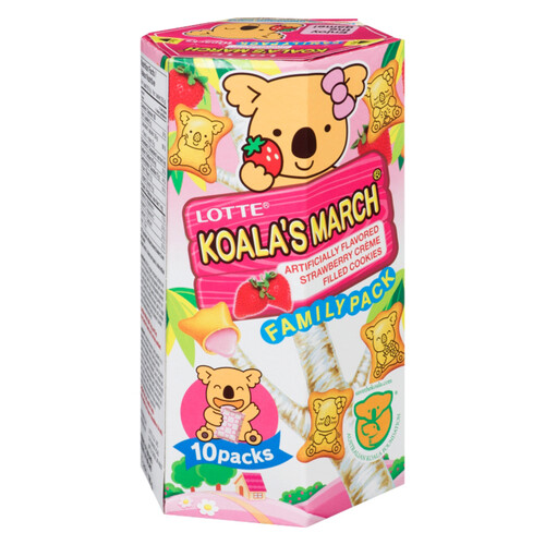 Koala's March Filled Cookies Strawberry 195 g