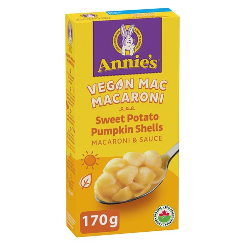 Annie's Vegan Macaroni Sweet Potato Pumpkin Shells 170 g